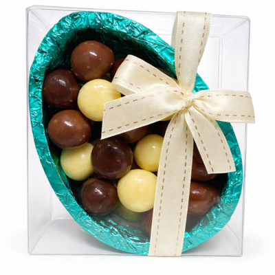 Easter Egg Assorted Raspberries 270g - Acetate Gift Box With Bow (Pickup in store only)