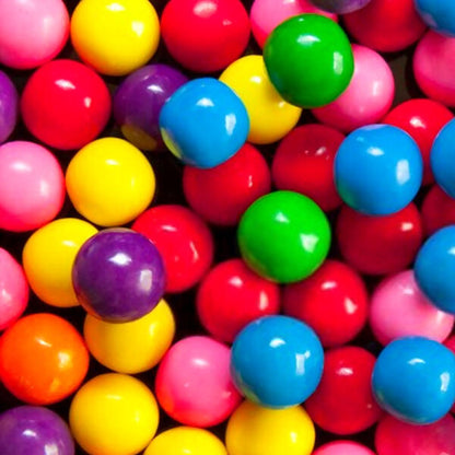 Gum Balls Assorted Colours 23.5mm 140g