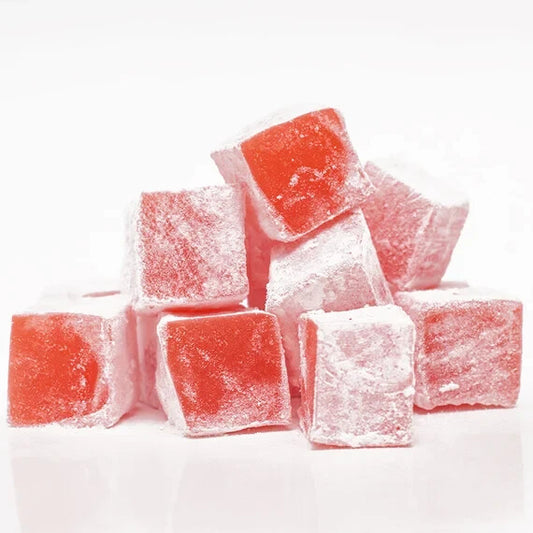 Turkish Delight Rose Flavor Soft Chewy 500g