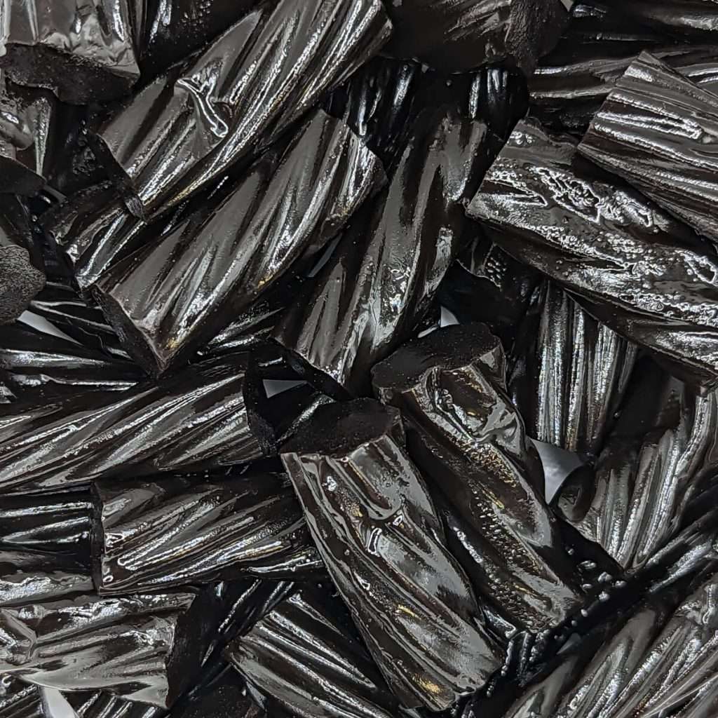 Licorice Black Pieces 875g