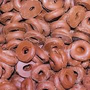 Aniseed Rings Milk Choc 100g
