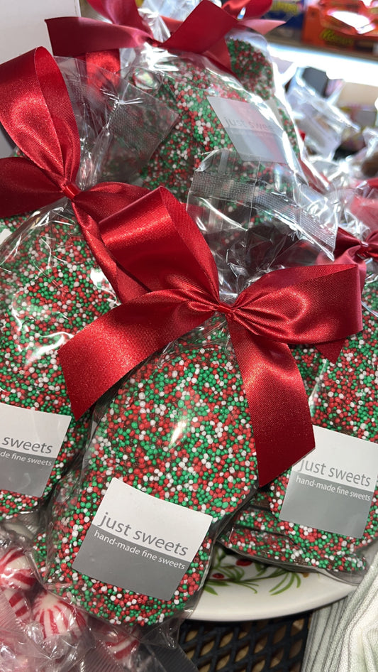 Milk Choc Christmas Speckle 300g